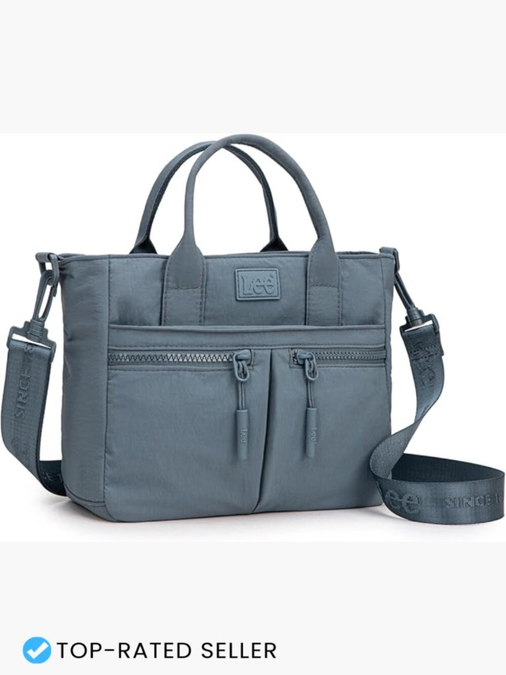 Small Nylon Tote Bag Lightweight Waterproof Crossbody Purse Work Travel Satchel